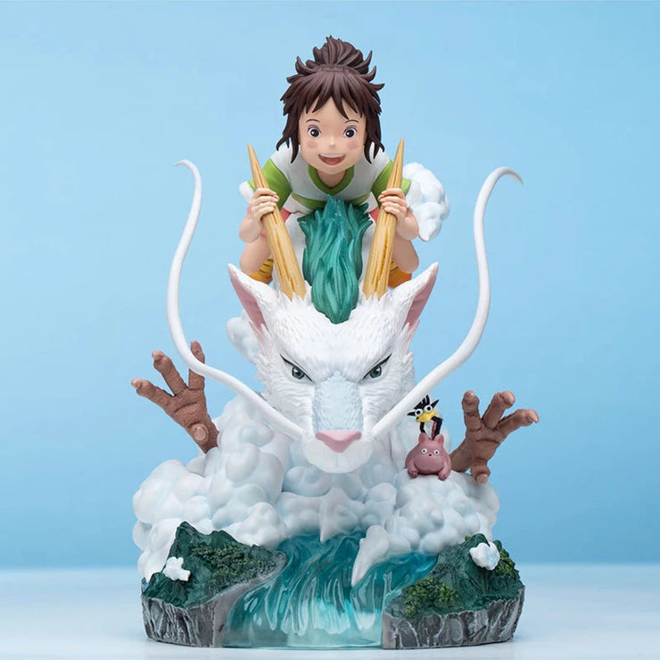 Spirited Away Chihiro & Haku PVC Figure – Studio Ghibli Anime Collectible Statue