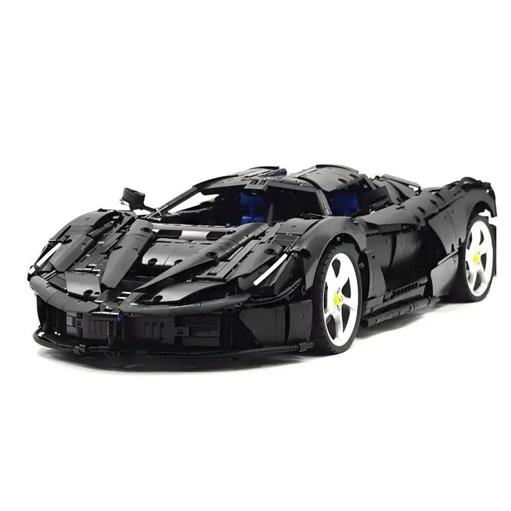 MOC 42143 High-Tech Black SP3 Sports Car Kit Building Bricks 3636 Pcs