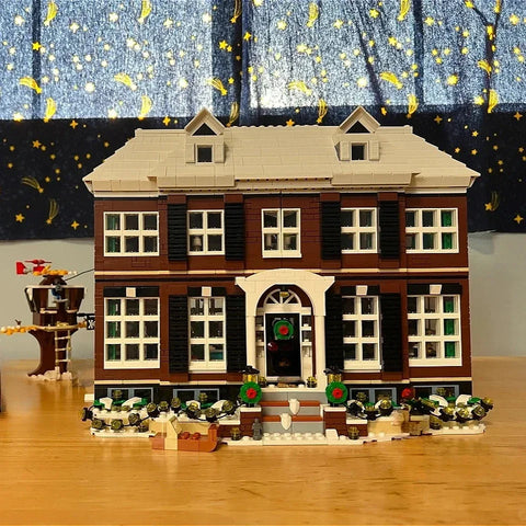 3955 Pcs Home Alone Kevin McCallister’s Home House Model Building Blocks Bricks Toy for Boy Kids Christmas Birthday Gifts