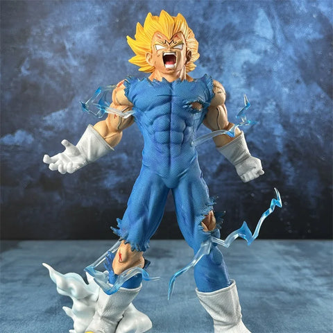 Dragon Ball Z Majin Vegeta Super Saiyan PVC Figure – Self-Destruct Pose Anime Collectible Statue