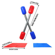 Inflatable Jousting Yard Sticks Mats Kit Inflatable Gladiator Game