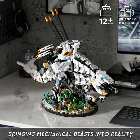 MOC Horizon Game Thunderjaw Beast Model Monster Building Blocks Brick Set