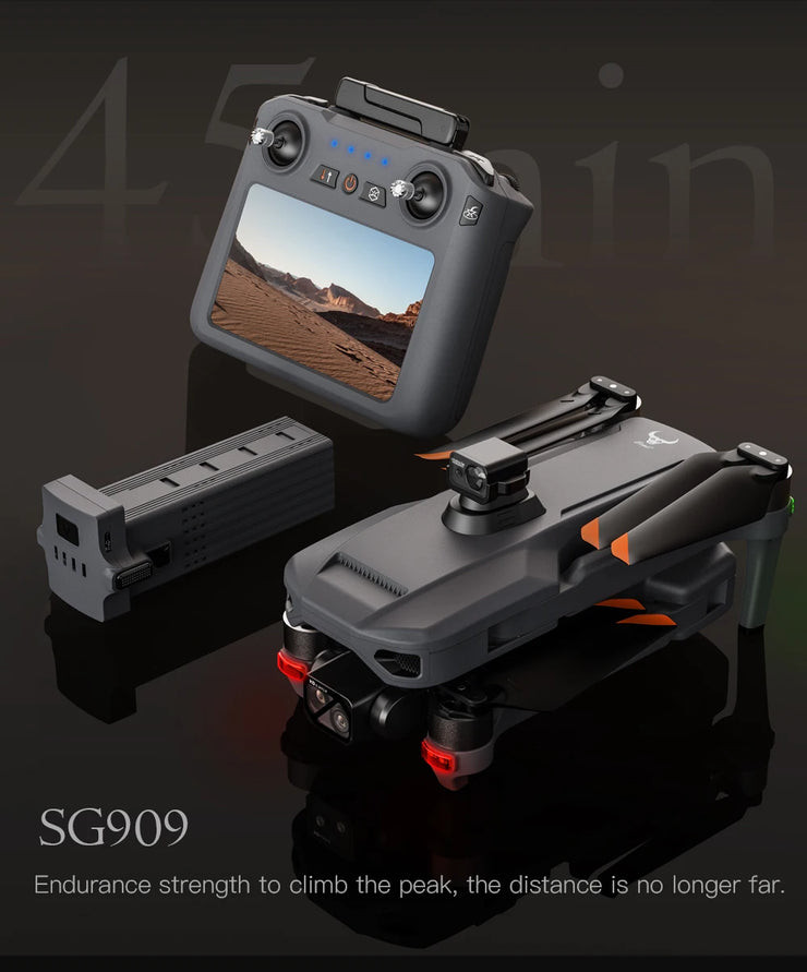 ZLL SG909 SG909MAX Professional Drone With 4K Camera GPS 3-Axis Gimbal 360 Obstacle Avoidance Touch Screen FPV Brushless RC Drone