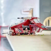 1083Pcs Coruscant Guard Gunship Model Creative 75354