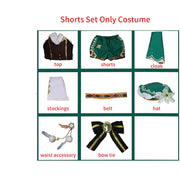 Genshin Impact Venti Cosplay Costume Wig Dress