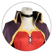Megumin Cosplay Costume – Anime Sorceress Dress with Wig for Women, Perfect for Halloween and Cosplay Events