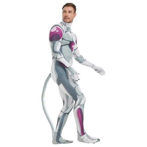 Dragon Ball Frieza Cosplay Spandex Zentai Jumpsuit Outfit