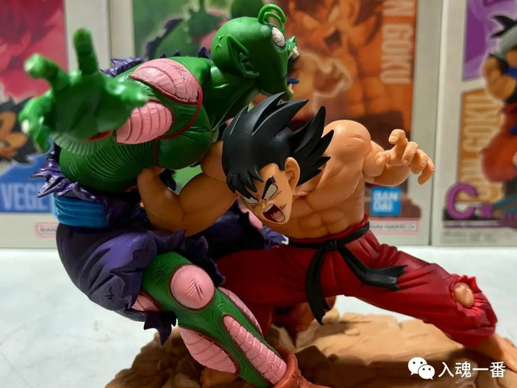 Dragon Ball Son Goku, Piccolo & Bulma PVC Figure Set – Anime Collectible Statues for Desk or Room Display