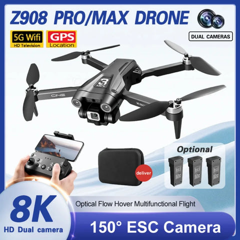 Xiaomi Mijia Z908 Pro max Drone 8K Professional HD Dual Camera Brushless Motor WIFI FPV RC  Folding Quadcopter Helicopter toy