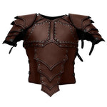 Medieval Steampunk Victoria Knight Pirate Costume – Leather Vest Armor with Body, Shoulder Pauldrons for Men’s LARP and Cosplay