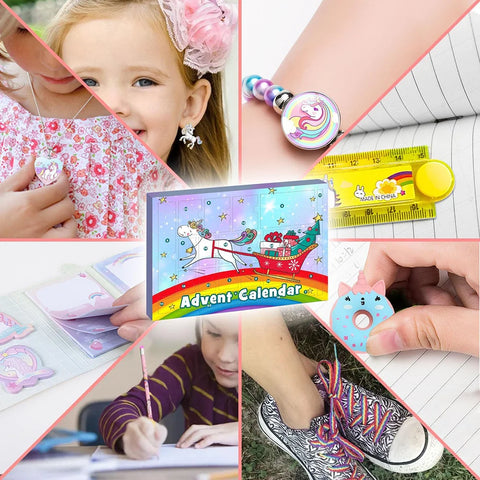 Unicorn Advent Calendar 2025 Stationery Advent Calendar Children&