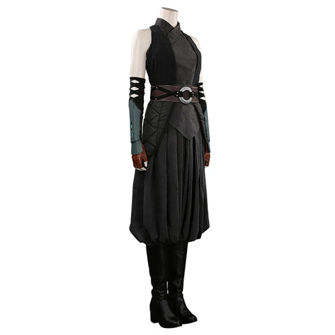 Ahsooka Tano Cosplay Fantasia Jedi Costume Disguise for Women Roleplay Headwear Hat Outfits Halloween Carnival Party Clothes