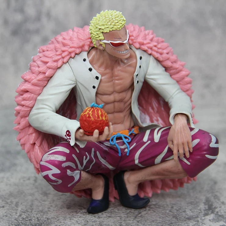 One Piece Donquixote Doflamingo 15cm PVC Figure – Shichibukai Devil Fruit Statue Collectible