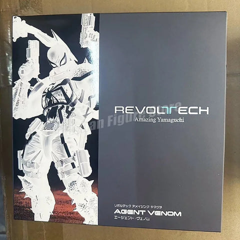 Amazing Yamaguchi Revoltech Agent Venom Action Figure – Superhero Eugene Thompson Model Toy, Perfect Gift Collection