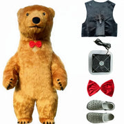 Inflatable Martha Bear Brown Bear Giant Costume Adult Walking Mascot