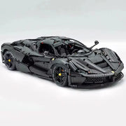 MOC 61505 Technical Black Super Sports Car Hypercar 4739 Pcs