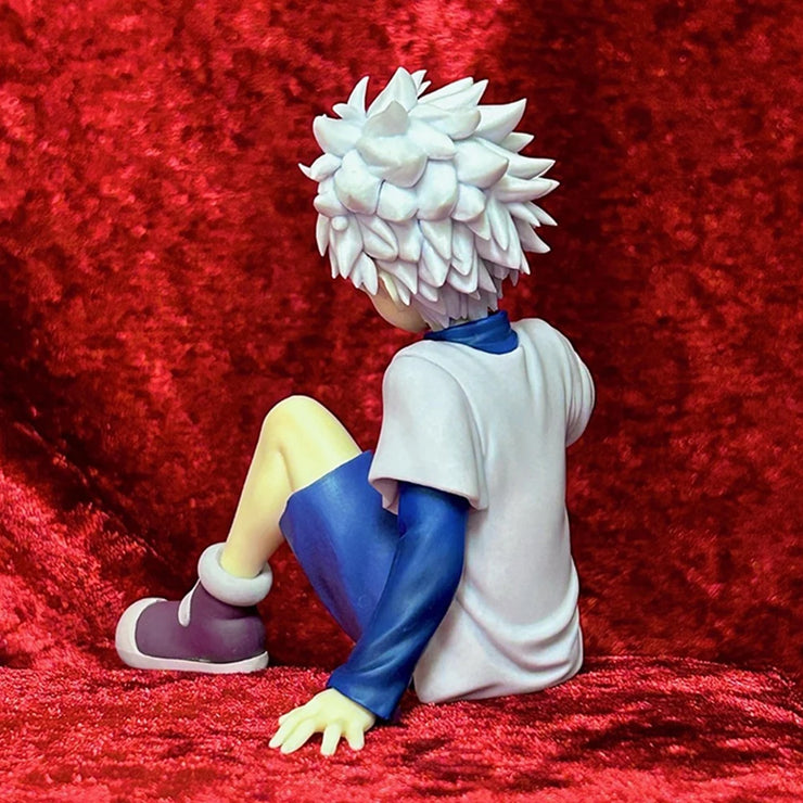 12cm Anime Figures Gon Freecss & Killua Zoldyck – Collectible PVC Action Dolls, 2-Piece Set for Birthday and Christmas Gifts