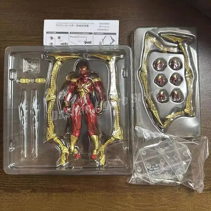 Amazing Yamaguchi Revoltech Agent Venom Action Figure – Superhero Eugene Thompson Model Toy, Perfect Gift Collection