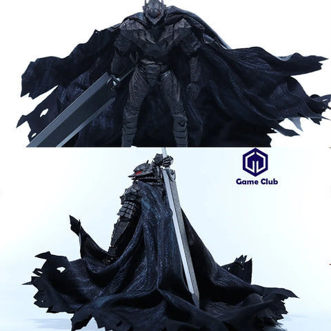 JLDZ Toy Berserk Legendary Black Swordsman Guts Action Figure Collectible