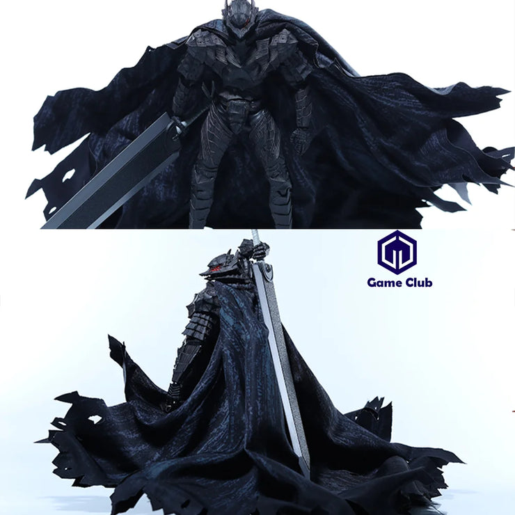 JLDZ Toy Berserk Legendary Black Swordsman Guts Action Figure Collectible