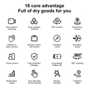 Xiaomi Mijia MINI V666 Drone 4K Professional WIFI 5G Dron Obstacle Avoidance Brushless Altitude Headless Mode RC Quadcopter Toys