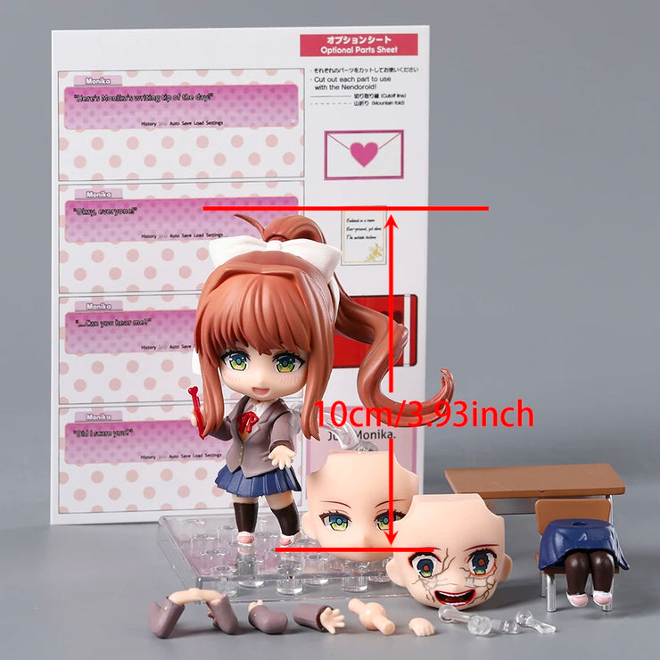Doki Doki Literature Club! Yuri 2283 Action Figure Collectible Model Toy Doll Gift