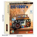 554 pieces Retro Radio Model Building Blocks Assembly Bricks
