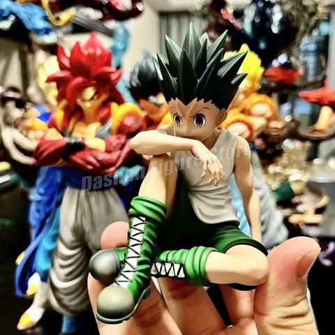 PG Hunter×Hunter Gon Freecss & Killua Zoldyck Action Figures – PVC Anime Statues and Car Ornaments