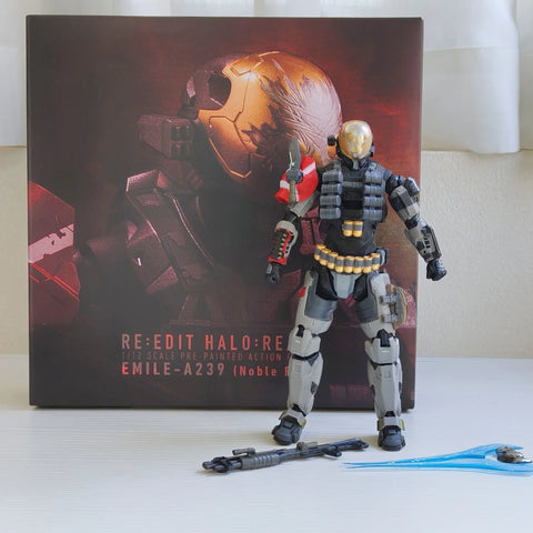 Action Figures Spartan-B312 Noble Six anime figure Halo:Reach Figure