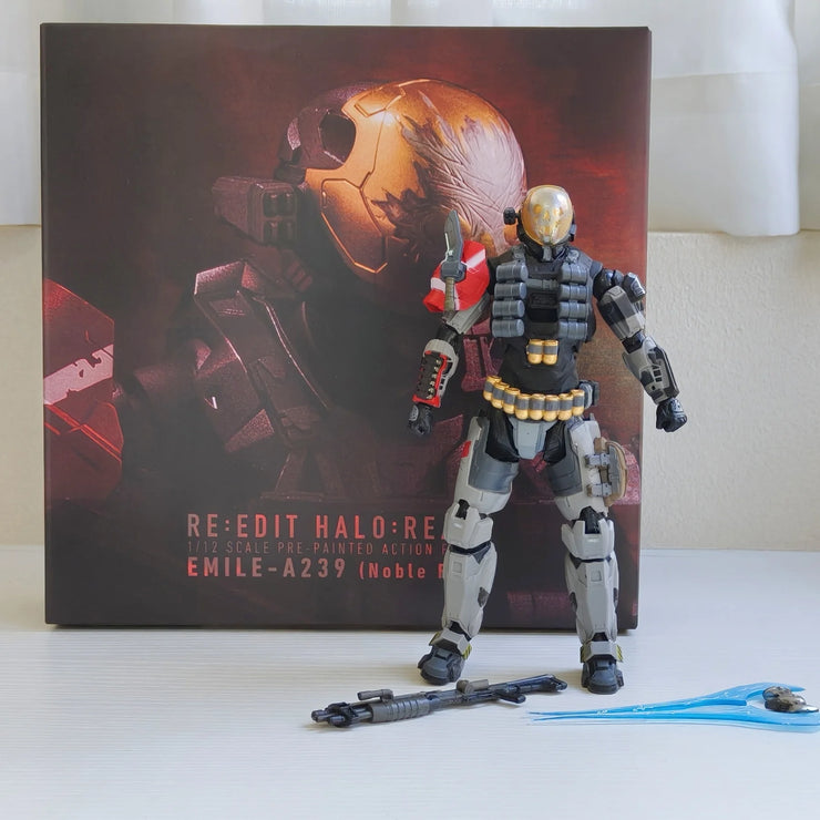 Action Figures Spartan-B312 Noble Six anime figure Halo:Reach Figure