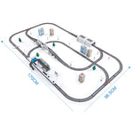 High-Speed Electric Train Set – Realistic Rail Model with Tracks for Kids to Assemble