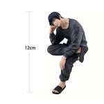 Anime JJK Gojo Satoru & Fushiguro Toji Sitting Pose Figures – Action Models for Desk Decoration, Car Accessories, and Collectible Gifts