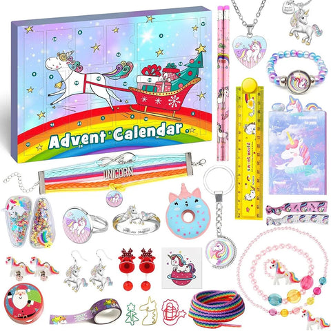 Unicorn Advent Calendar 2025 Stationery Advent Calendar Children&