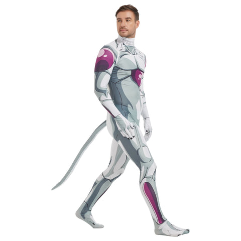 Dragon Ball Frieza Cosplay Spandex Zentai Jumpsuit Outfit