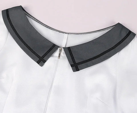 Akemi Homura Cosplay Costume – Puella Magi Madoka Magica Combat Dress with Bow, Wig, and Uniform for Halloween or Party Events