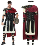 Medieval Roman Royal Knight Warrior Cosplay Halloween Costume For Men Adult Carnival Gladiators Soldier Cloak
