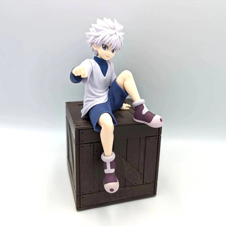 12cm Anime Figures Gon Freecss & Killua Zoldyck – Collectible PVC Action Dolls, 2-Piece Set for Birthday and Christmas Gifts