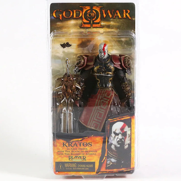 NECA God of War 2 II Kratos In Ares Armor W Blades PVC Action Figure Toy