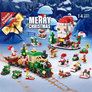 2025 Christmas Advent Calendar 24 Days Countdown Surprise Blind Box Building Blocks Puzzle Assembly Toys For Kids Adult Gifts