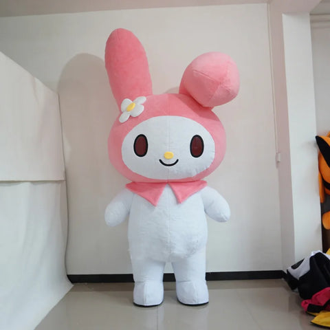Giant Kuromi & My Melody Mascot Costume – Inflatable Hello Kitty Character Cosplay for Advertising, Carnival & Events