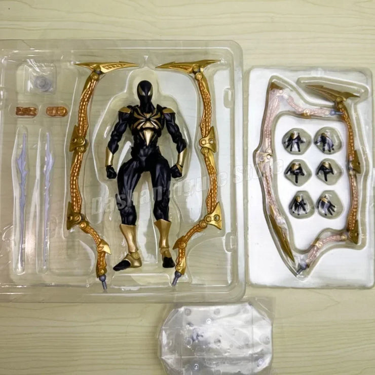 Amazing Yamaguchi Revoltech Agent Venom Action Figure – Superhero Eugene Thompson Model Toy, Perfect Gift Collection