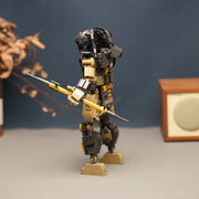 Xenomorph Model Ultimate Predator Action Figure Building Blocks Set Halloween DIY Aliens Toys for Kids Christmas Gifts Ornamant