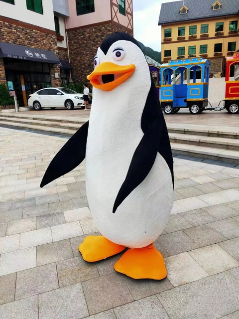 Penguin Mascot Costume – Cartoon Character Cosplay for Advertising, Parties & Carnival Performances