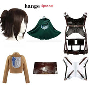 Cosplay Anime Levi Ackerman Mikasa Ackerman Cosplay Costume Eren Jaeger Outfits Hange Zoe Cosplay CostumeFull Set