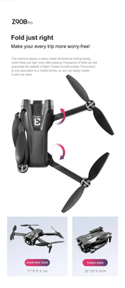 Xiaomi Mijia Z908 Pro max Drone 8K Professional HD Dual Camera Brushless Motor WIFI FPV RC  Folding Quadcopter Helicopter toy