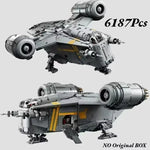 Mandalorian MOC 75331Razor Chest Starship Blade Wings 6187PCS building Block