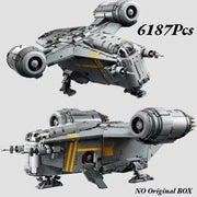 Mandalorian MOC 75331Razor Chest Starship Blade Wings 6187PCS building Block