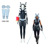 Star Wars Ahsoka Tano Costume – Adult and Child Anime Outfit with Hat for Halloween, Role Play, and Comic Con Events