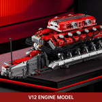 Engine Building Blocks Model Series Technical STEM Toys Moc Tank V8 Engine Supercar W16 Bricks Assembly Toy Set Kids Adults Gift