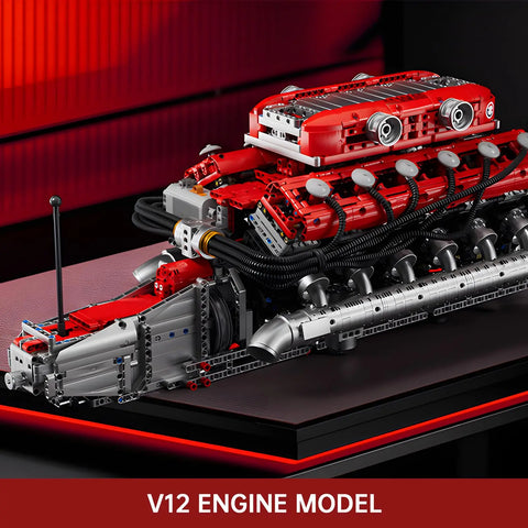 Engine Building Blocks Model Series Technical STEM Toys Moc Tank V8 Engine Supercar W16 Bricks Assembly Toy Set Kids Adults Gift